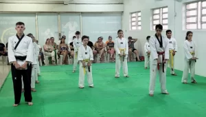 Exame de Faixas coloridas e pretas de Taekwondo em Três Passos-RS